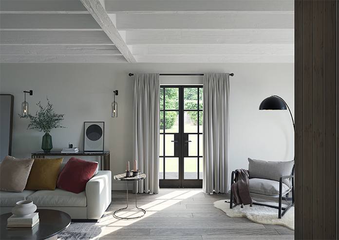 Twilight Lustre, Silver Grey - Made to Measure Curtains - Image 13